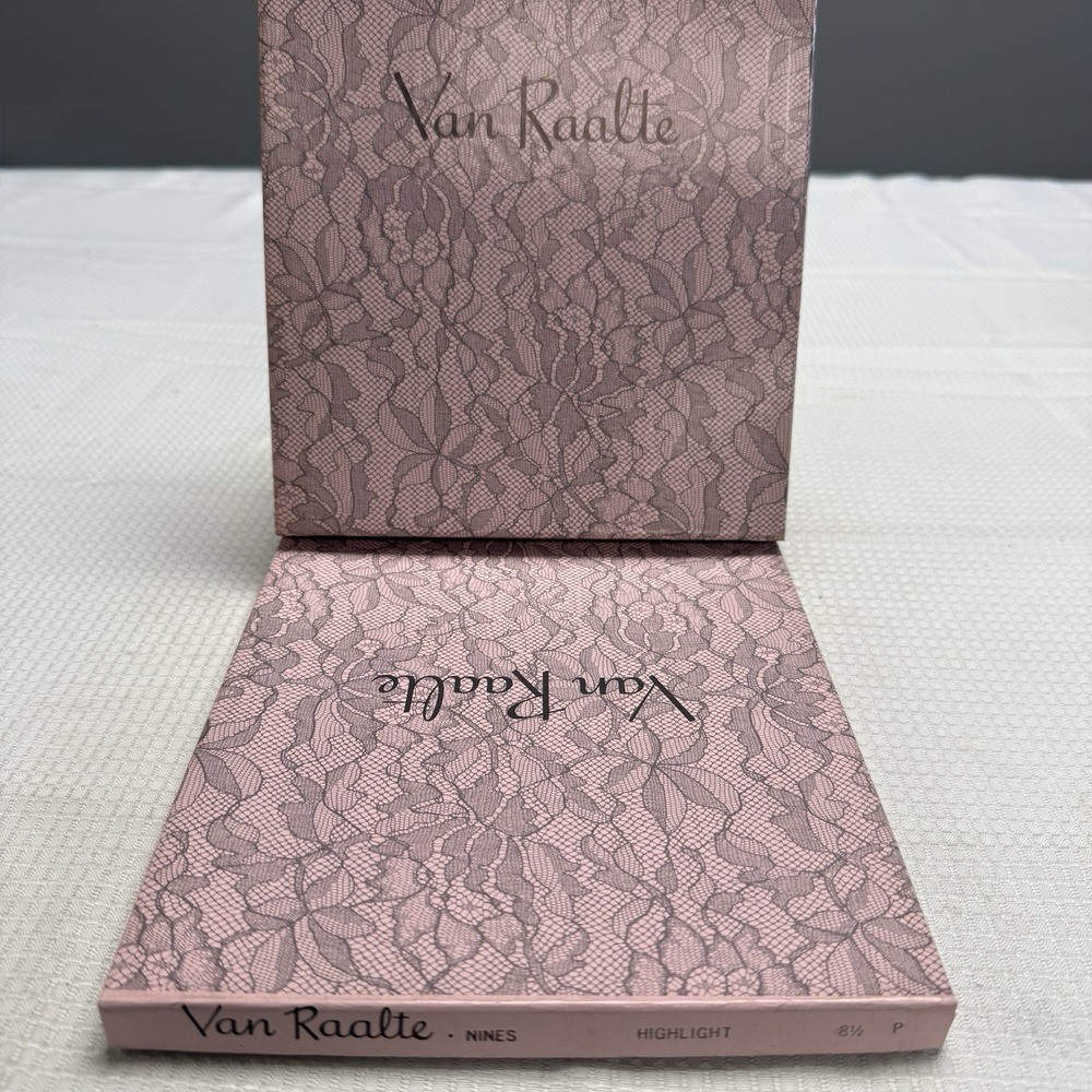 6 Vtg‎ 50s Van Raalte Nines Highlight 8.5 P Nylon Stockings Seams New 2 Boxes